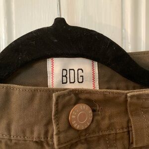 Men’s BDG Canvas Work Pant - Brown. Never worn. Size 28